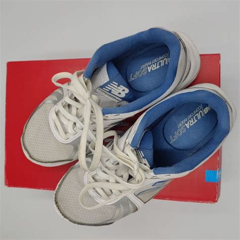 New Balance 496v3 White Athletic Walking Shoes Ww496wb3 Womens Us 7