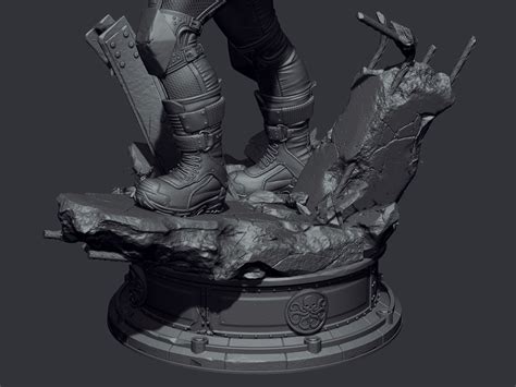 Captain America Hydra 3d Model Stl For 3d Printing