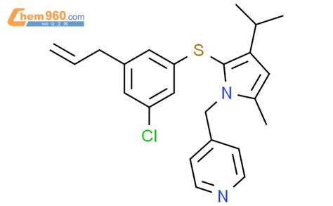 388112 97 8 Pyridine 4 2 3 Chloro 5 2 Propenyl Phenyl Thio 5