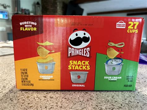 Cups Pringles Snack Stacks Potato Crisps Chips Variety Pack Oz