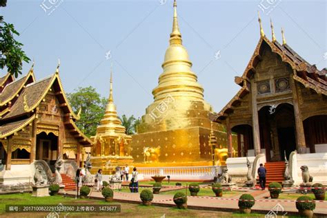 金色佛塔清迈双龙寺素贴寺国外旅游景点旅游景点摄影素材汇图网