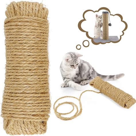 Que Henequen Ft Sisal Rope Mm Perfect For Cat Scratcher Post