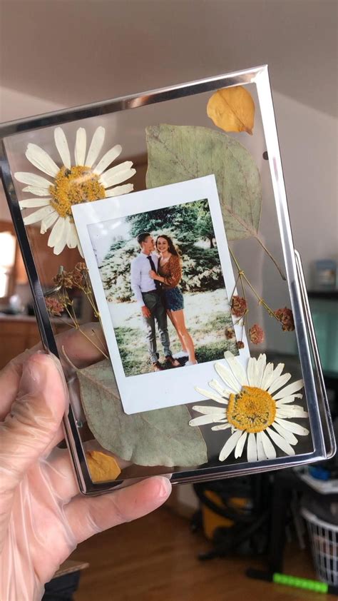 Anniversary Gift Pressed Flower Frame Gift For Him Boyfriend Gift Diy