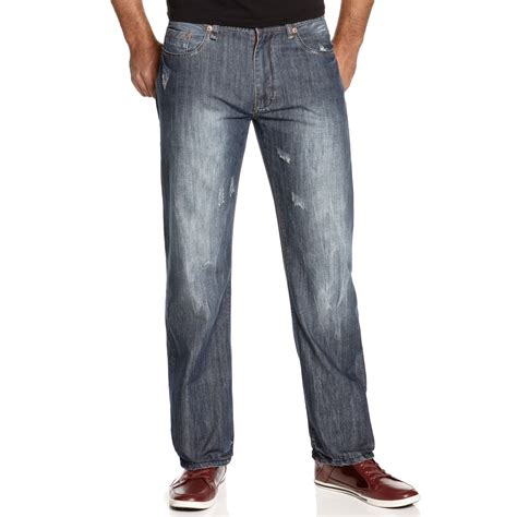 Sean John Jeans X Deco Hamilton Relaxed Fit Jeans In Blue For Men