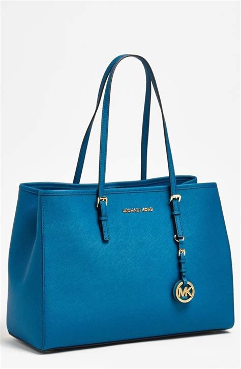 Michael Kors Jet Set Purse Turquoise Semashow