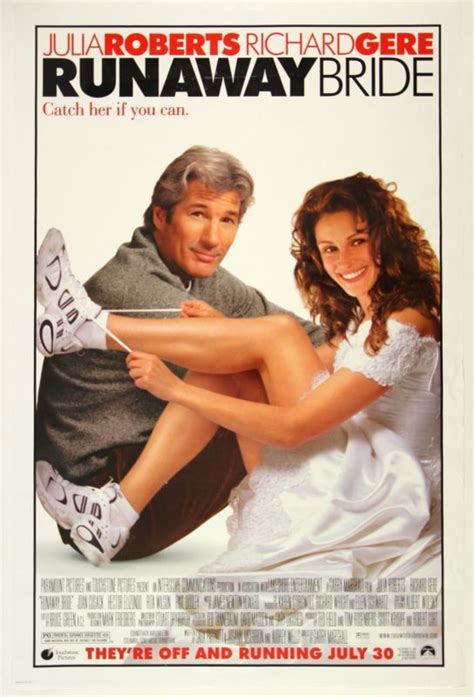 Item Detail - 1999 Julia Roberts Richard Gere Runaway Bride 27" x 40" Original Movie Poster