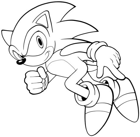 Desenhos do Sonic para imprimir e colorir - Mr Desenho