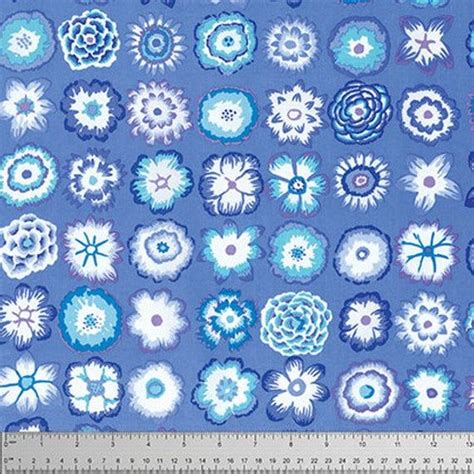 Kaffe Fassett Phillip Jacobs Fabric Button Flowers Pwgp 152 Etsy