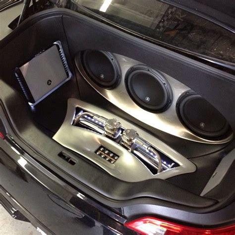 G37 Custom Car Stereo Trunk Install Custom Car Audio Car Audio Installation Car Audio