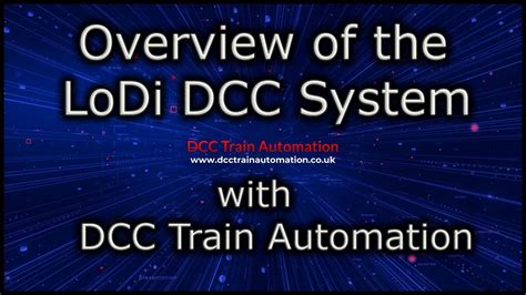 LoDi Overview At DCC Train Automation No 5 YouTube