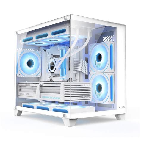 Vỏ Case VITRA CRYSTAL S1 V2 WHITE MATX Màu Trắng Rad 360