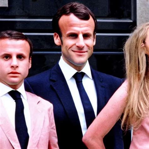 Emmanuel Macron Daughters In American Psycho Stable Diffusion