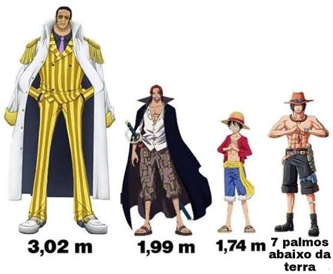 Central One Piece On Twitter Rt Ni L Altura De Alguns Personagens