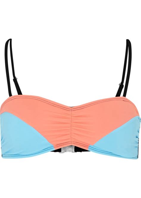 Tolles Bikini Oberteil Aus Nachhaltiger Badeware Blau Bonprix