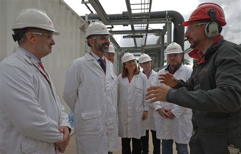 Imágenes de la inauguración de la nueva planta de reutilización de agua