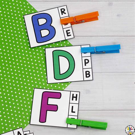 Alphabet Clip Cards Fine Motor And Letter Recognition Activity Clip