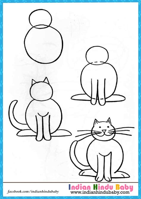 Pictures Of Cats To Draw Step By Step – Warehouse of Ideas