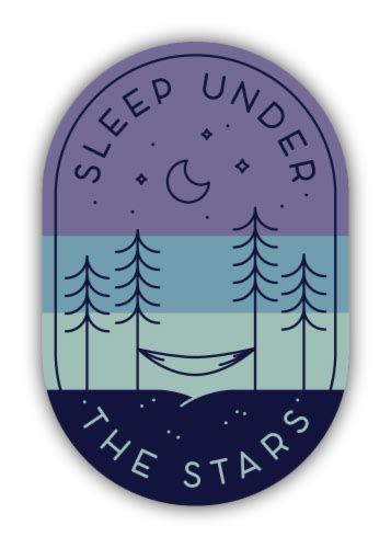 Stickers Northwest Vinyl Sticker Sleep Under The Stars 1 Ct Fred Meyer