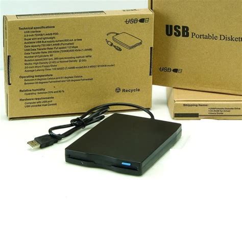 Lecteur Externe USB 3 5 Lecteur De Disquette Portable FDD Disquette 1