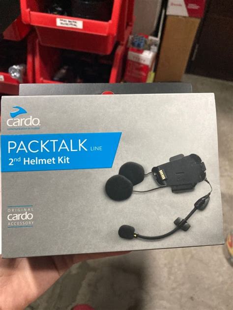 Orig Cardo Packtalk Bold Edge 2nd Helmet Kit JBL Non JBL Cardo