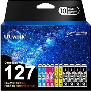 Amazon Uniwork Cartucho De Tinta De Repuesto 127 Para Cartuchos De