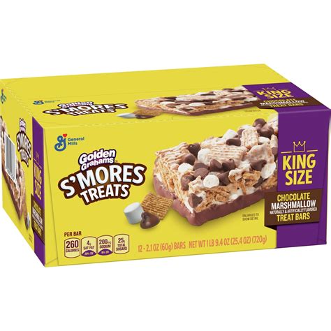 Golden Grahams Breakfast Cereal Treat Bars S Mores Snack Bars Ct