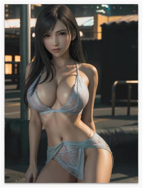 Tifa FF7 Final Fantasy 7 Anime Bikini Photo Poster 18x24 45x60cm PS5 NEW V2 Etsy