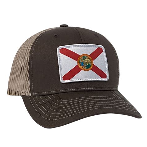 Florida Flag Patch Hat Palmetto Moon