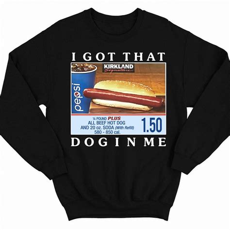 costco hot dog combo    dog   sweatshirt endastorecom