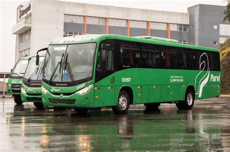 Parvi renova frota ônibus Marcopolo REVISTA DOS TRANSPORTES