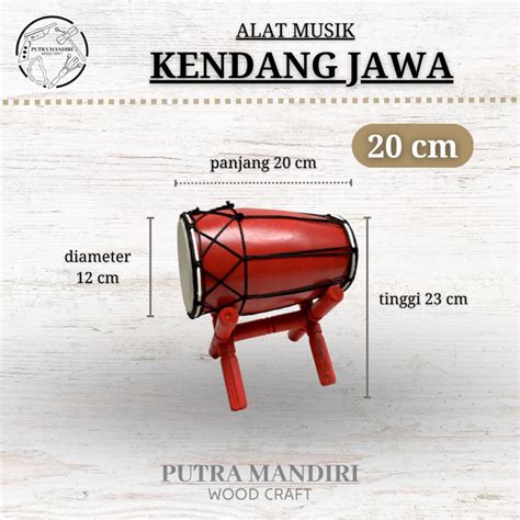 Jual Alat Musik Kendang Jawa Cm Mainan Tradisional Gendang Jawa