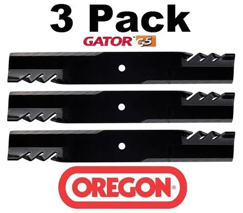 3 PK Oregon 596 344 G5 Gator Mulch Blade Fits Ferris 1521227 481711