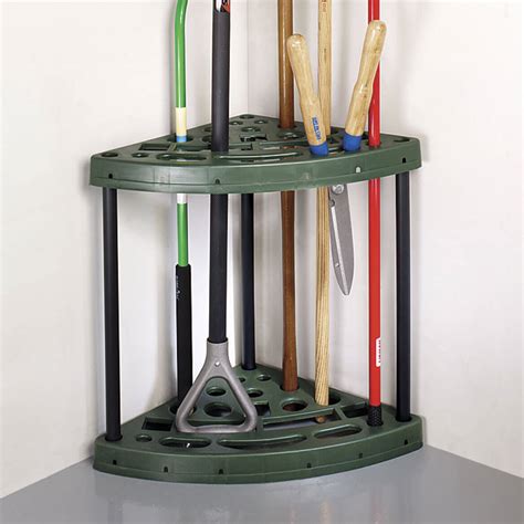 Corner Garden Tool Rack - Storage Rack - Miles Kimball