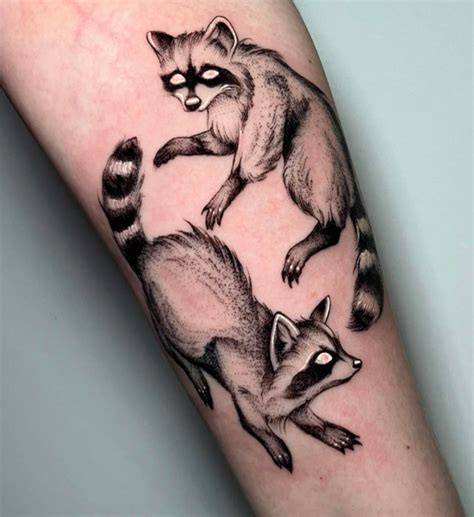 Pin By Robyn Campbell On Tattoo Love Raccoon Tattoo Panda Tattoo