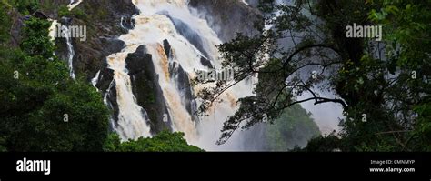 Barron Falls during the rainy season. Kuranda, Cairns, Queensland ...