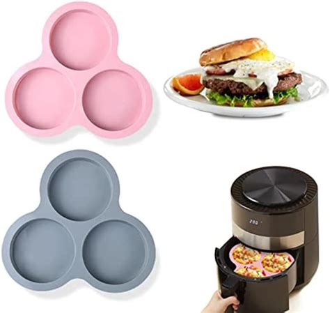 2pcs Silicone Muffin Pans Air Fryer Egg Mold Egg Bite Mold Round