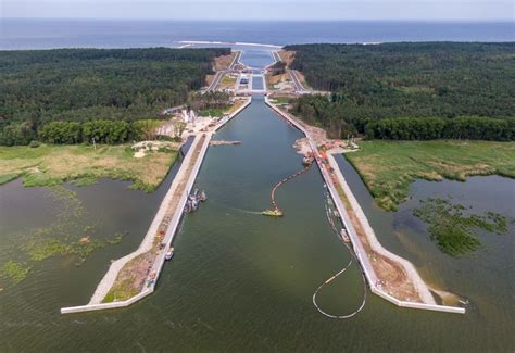 Przekop Mierzei Wi Lanej Prawie Gotowy Trwaj Odbiory Techniczne