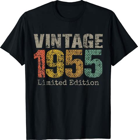 69 Year Old Ts Vintage 1955 Limited Edition 69th Birthday T Shirt