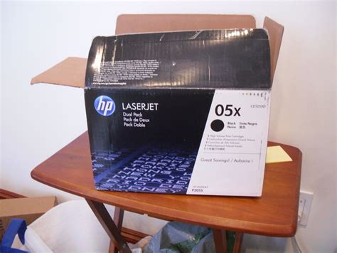 Hp Ce505x Black High Yield Toner Cartridge Laserjetp2055 Open Box Sealed Cartrid Ebay