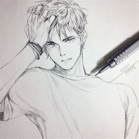 Anime Boy Sketch Step By Step At Explore