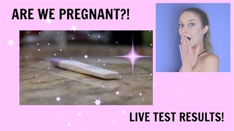 ARE WE PREGNANT Live Test Results At 12DPO KAT MATT YouTube