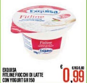 Exquisa Fitline Fiocchi Di Latte Con Yogurt Gr Offerta Di