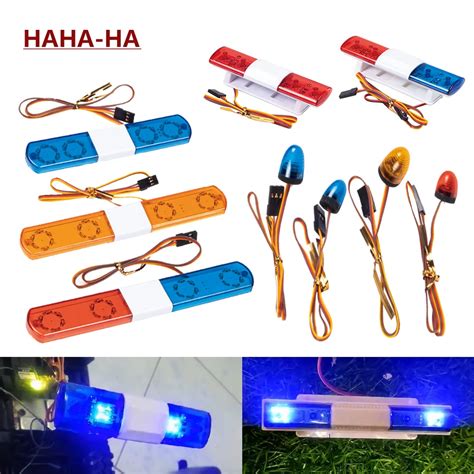 Pcs Rc Car Led Police Warning Flash Light Alarming Light For