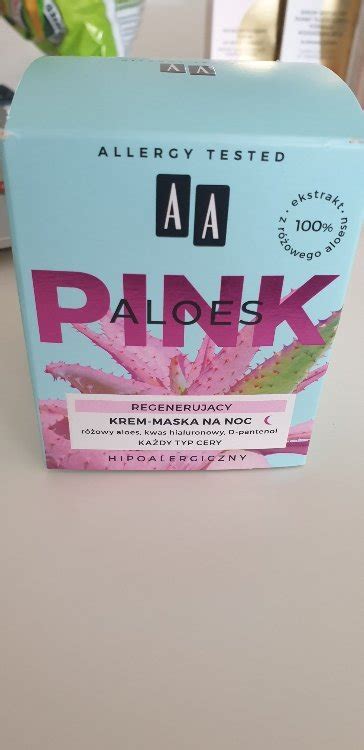 AA Aloes Pink Regenerujący Krem maska na Noc 50 ml INCI Beauty