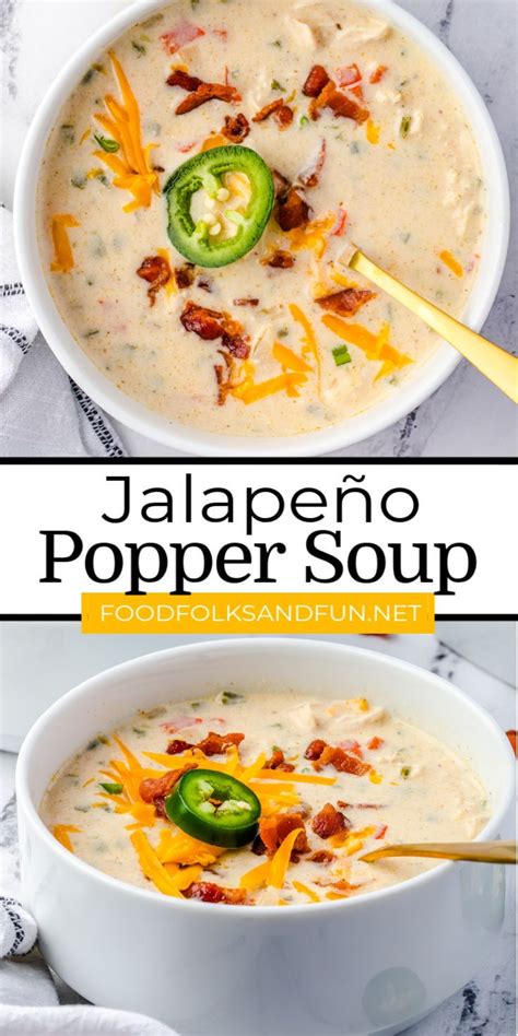 Creamy Jalapeno Popper Soup Recipe