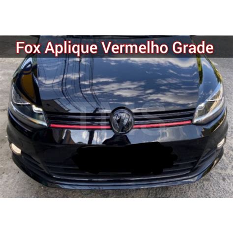 Aplique Friso Vermelho Fox Detalhe Pepper Grade 2015 Ate 2022 Shopee