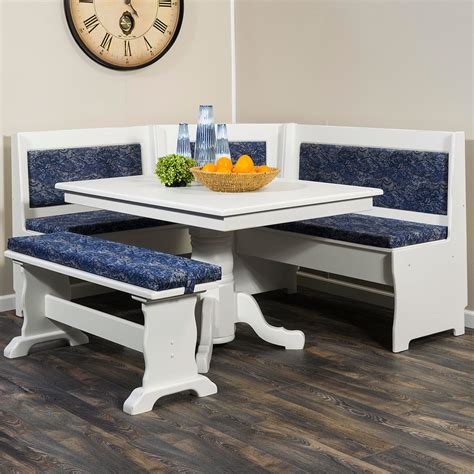 Upholstered Traditional Breakfast Nook Set - Handmade | Cabinfield