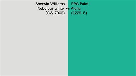 Sherwin Williams Nebulous White Sw Vs Ppg Paint Aloha