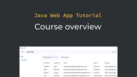 Java Tutorial Java Web App Tutorial Series Intro Part 1 Youtube