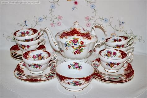 Paragon Rockingham Tea Set Bone China The Vintage Teacup Uk